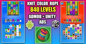 Read more about the article Knit Color Rope Sort Unity Puzzle Game Source Code